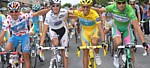 Andy Schleck pendant la 20me tape du Tour de France 2010